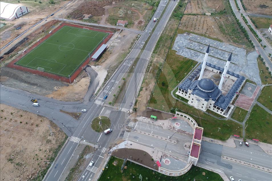 Yozgat'taki yatırımlar havadan görüntülendi