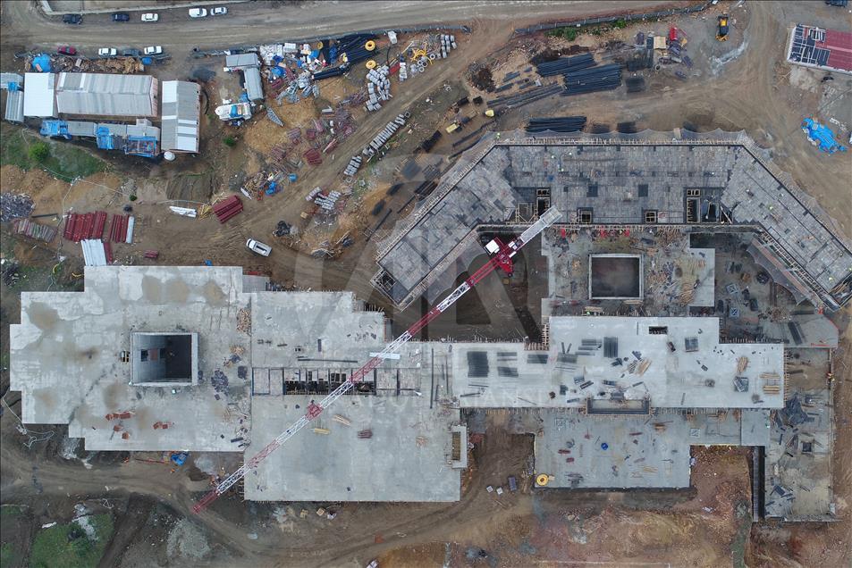 Yozgat'taki yatırımlar havadan görüntülendi