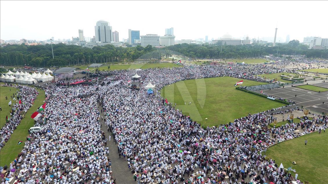 Indonezi, protestë në mbështetje të Palestinës
