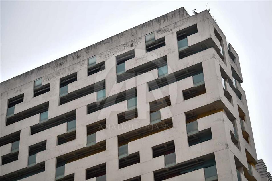 El edificio "8d Laberinto" en Chongqing, China