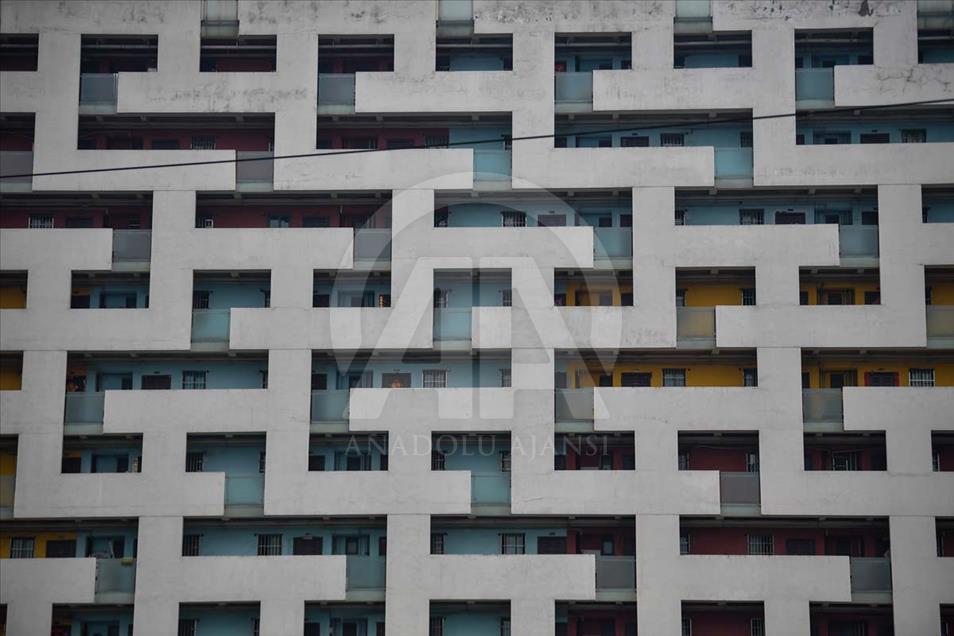 El edificio "8d Laberinto" en Chongqing, China