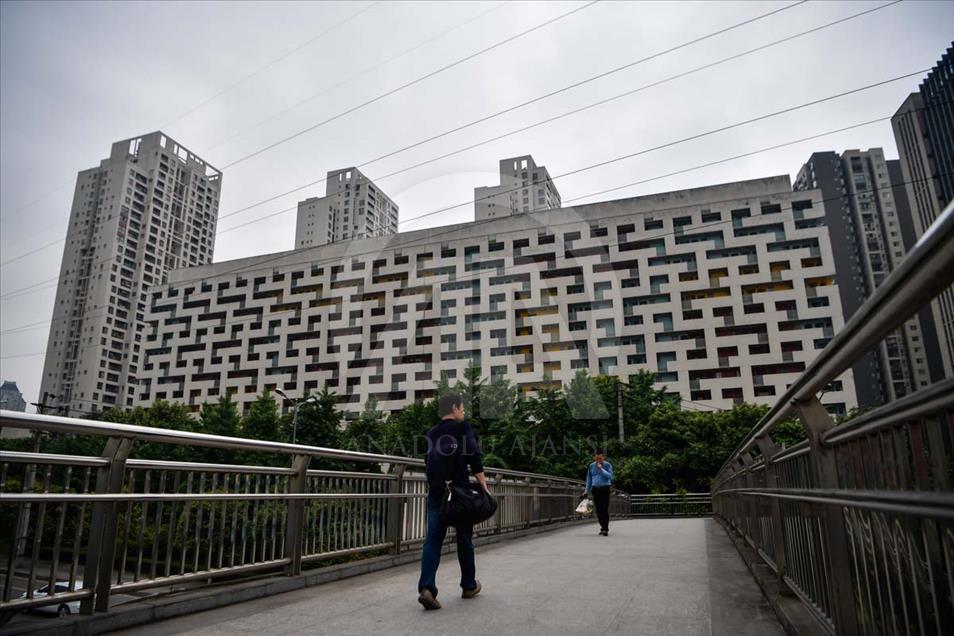 El edificio "8d Laberinto" en Chongqing, China