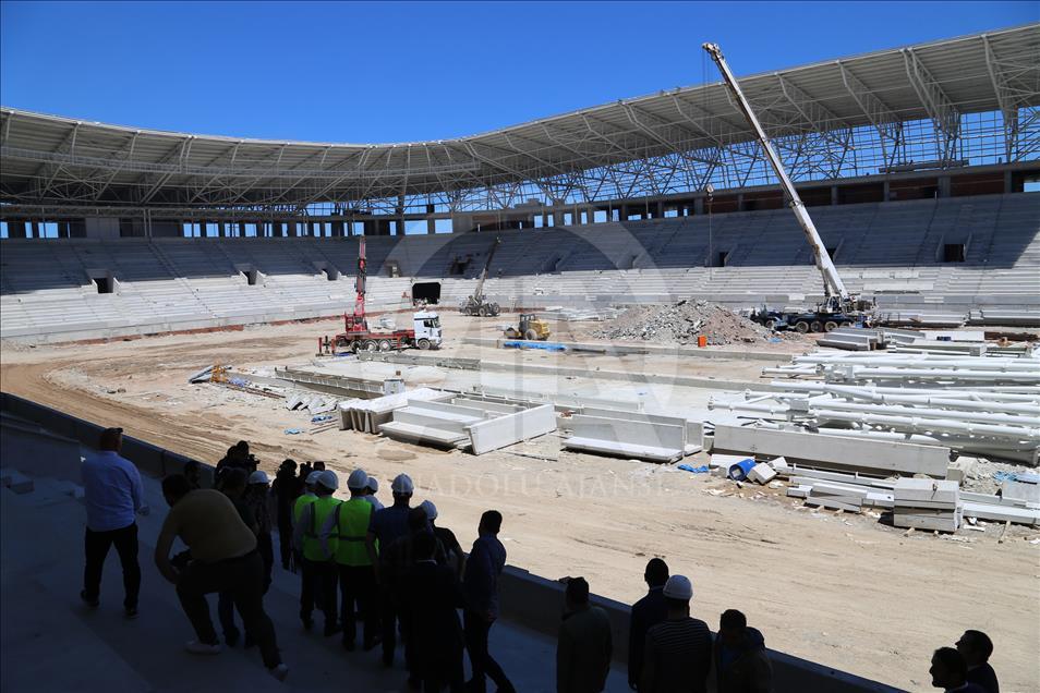 Yeni Ordu Stadı'nın inşaatı devam ediyor