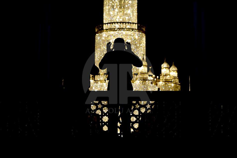 Tarawih pertama di Moskow, Rusia