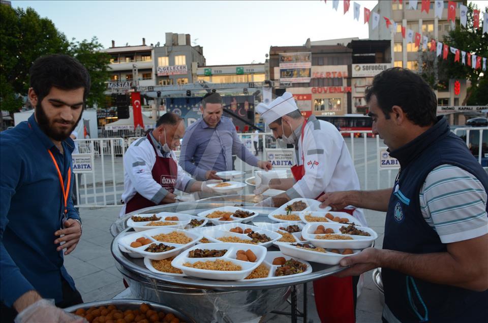 Malatya'da ilk iftar