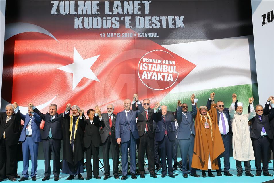 Istanbul : Meeting de soutien à Jérusalem et à la Palestine