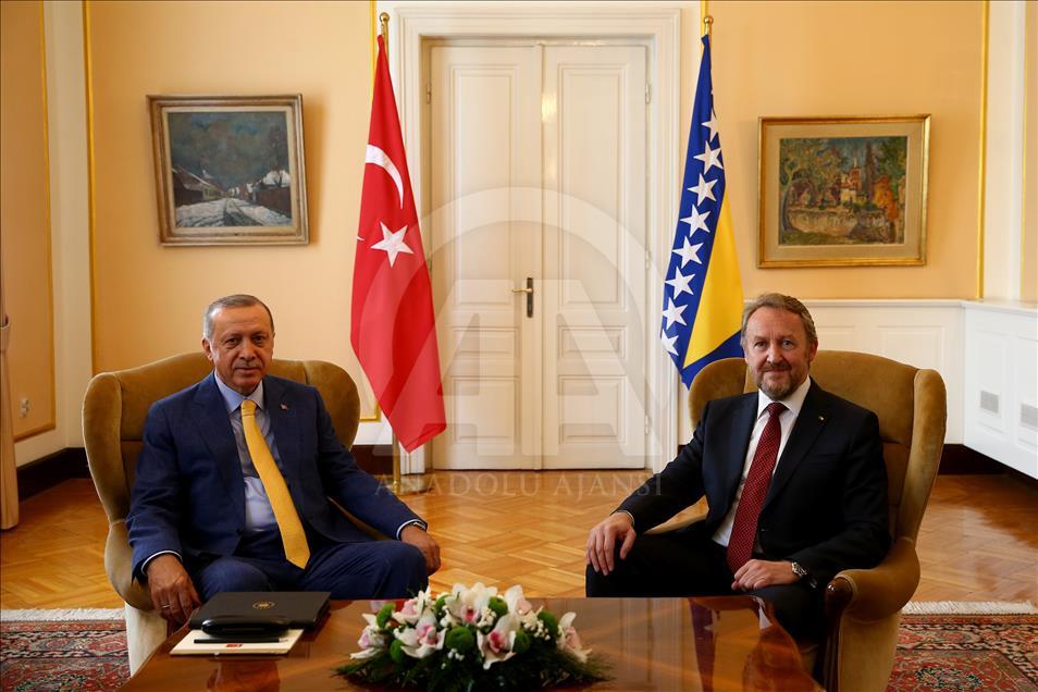Erdogan stigao u zgradu Predsjedništva BiH 