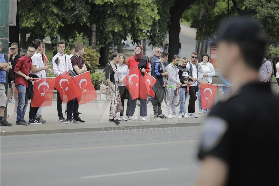 Erdoğan, Bosna Hersek'te Bakir İzzetbegovic ile bir araya geldi