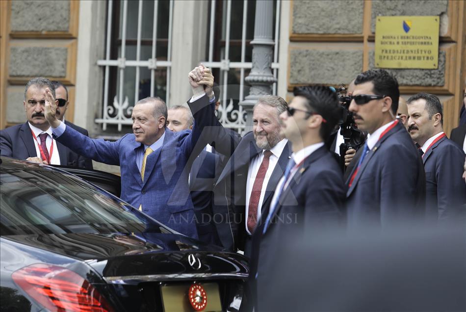 Erdogan stigao u zgradu Predsjedništva BiH 