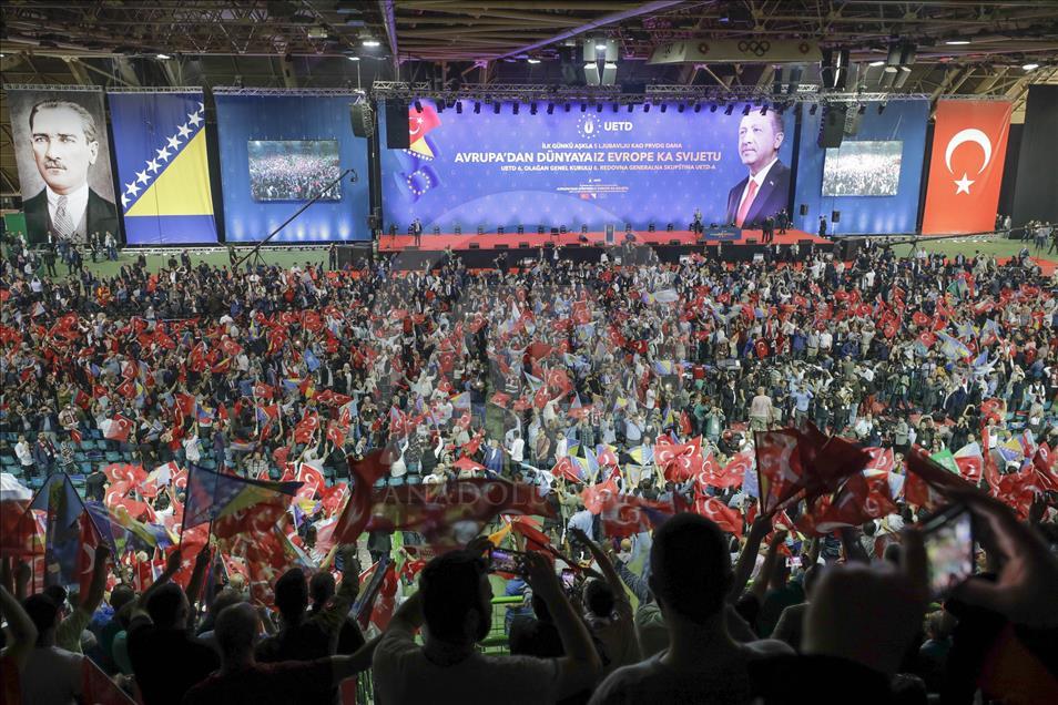 Saraybosna'daki büyük buluşma için binler Erdoğan'ı bekliyor