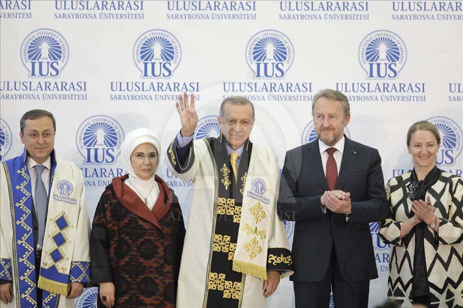 President of Turkey Recep Tayyip Erdogan in Bosnia and Herzogovina