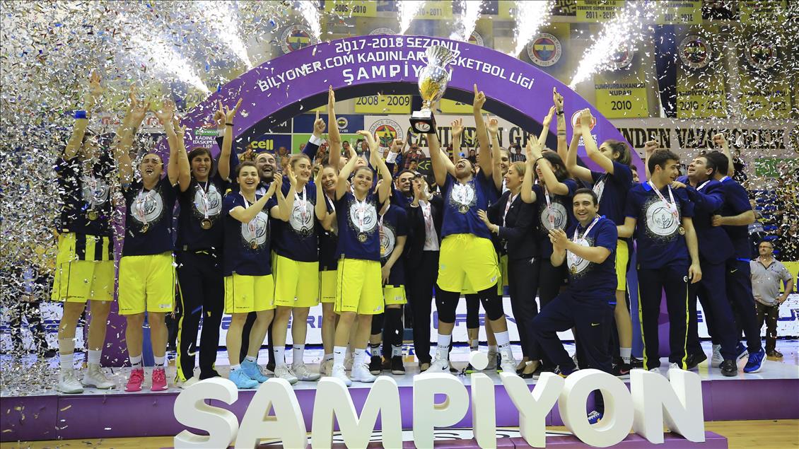 Bilyoner.com Kadınlar Basketbol Ligi'nde şampiyon Fenerbahçe