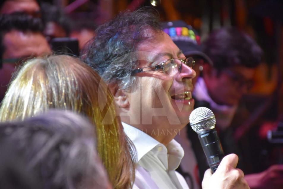 Cierre de campaña presidencial de Gustavo Petro en Colombia