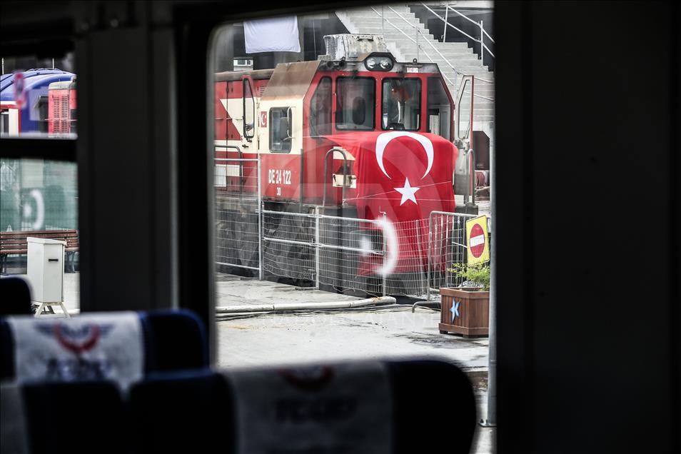 Gebze-Halkalı Banliyö Hattında çalışmalar sürüyor