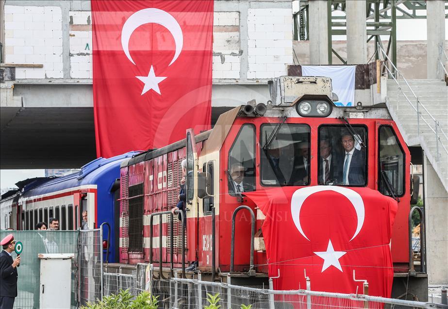 Gebze-Halkalı Banliyö Hattında çalışmalar sürüyor
