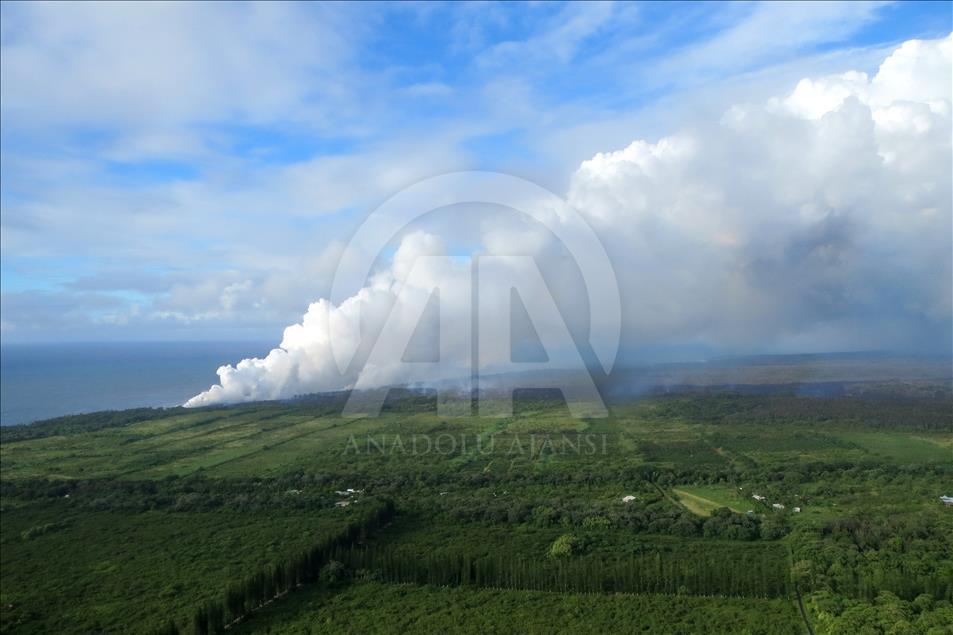Semburan lava Gunung Api Kilauea, Hawaii