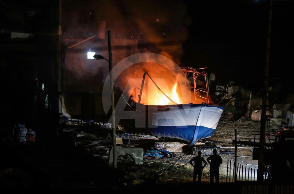ВВС Израиля нанесли удар по порту сектора Газа
