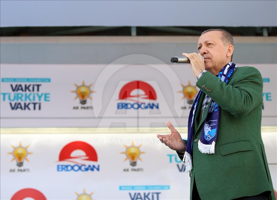 Cumhurbaşkanı Erdoğan, Erzurum'da
