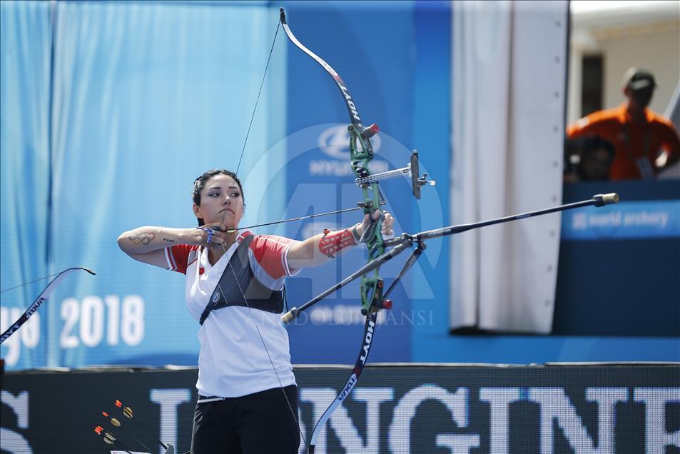 Copa Mundial de arquería 2018 en Antalya, Turquía.