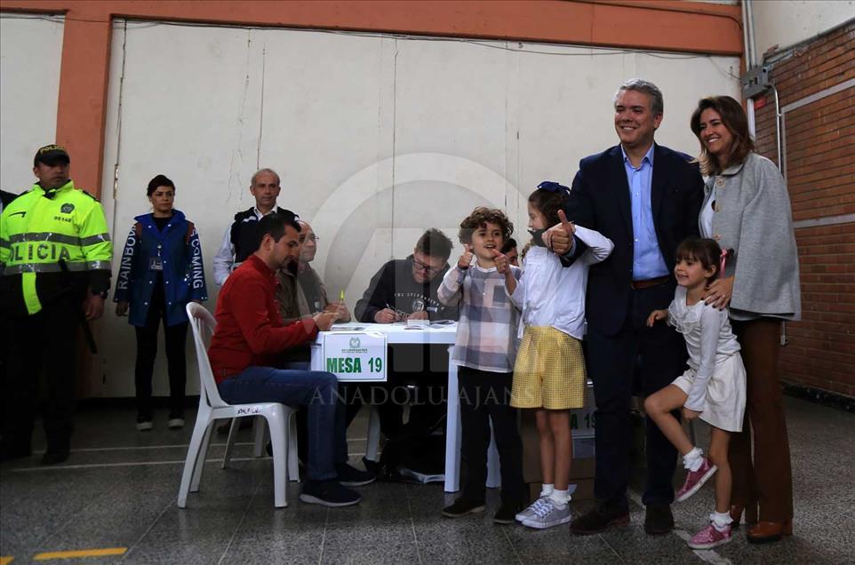 Así votaron los candidatos a la presidencia de Colombia