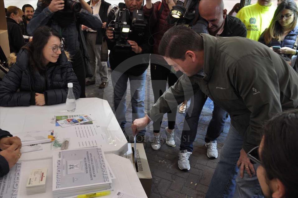 Así votaron los candidatos a la presidencia de Colombia