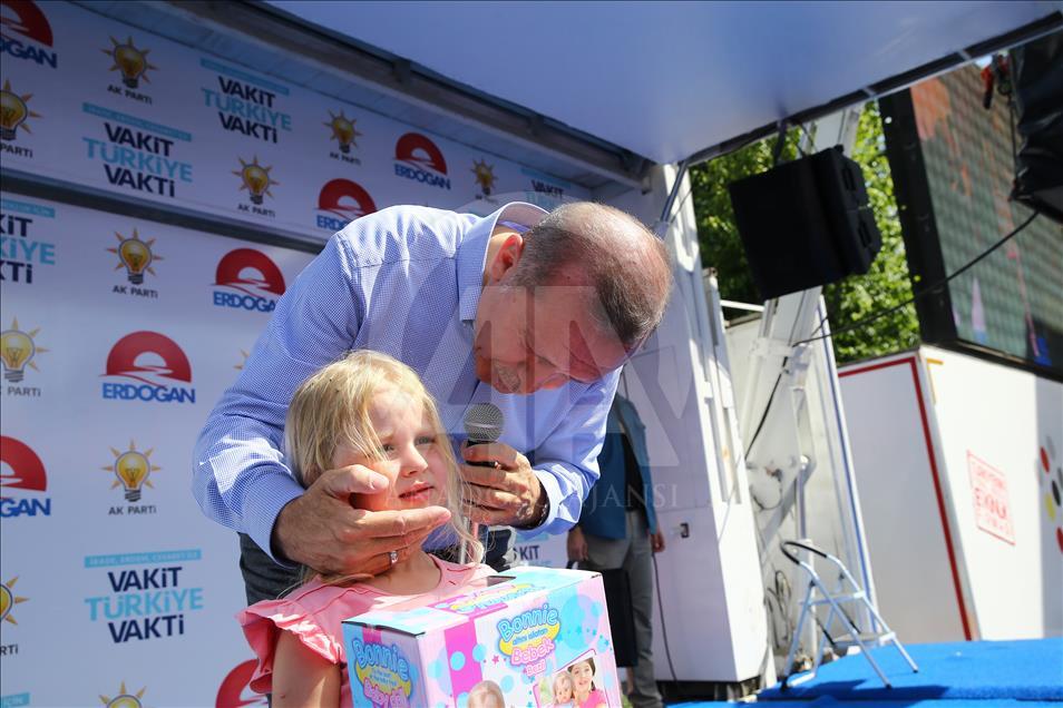 Cumhurbaşkanı Recep Tayyip Erdoğan, Isparta'da