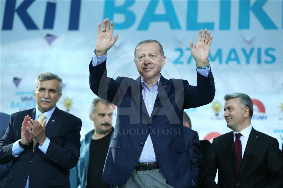 Cumhurbaşkanı Erdoğan Balıkesir'de