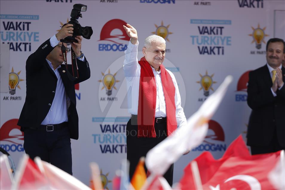 Cumhurbaşkanı Erdoğan ve Başbakan Yıldırım Isparta'da