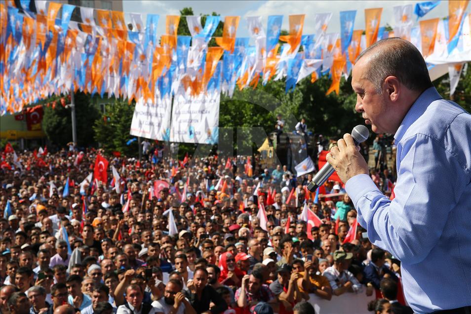 Cumhurbaşkanı Recep Tayyip Erdoğan, Isparta'da