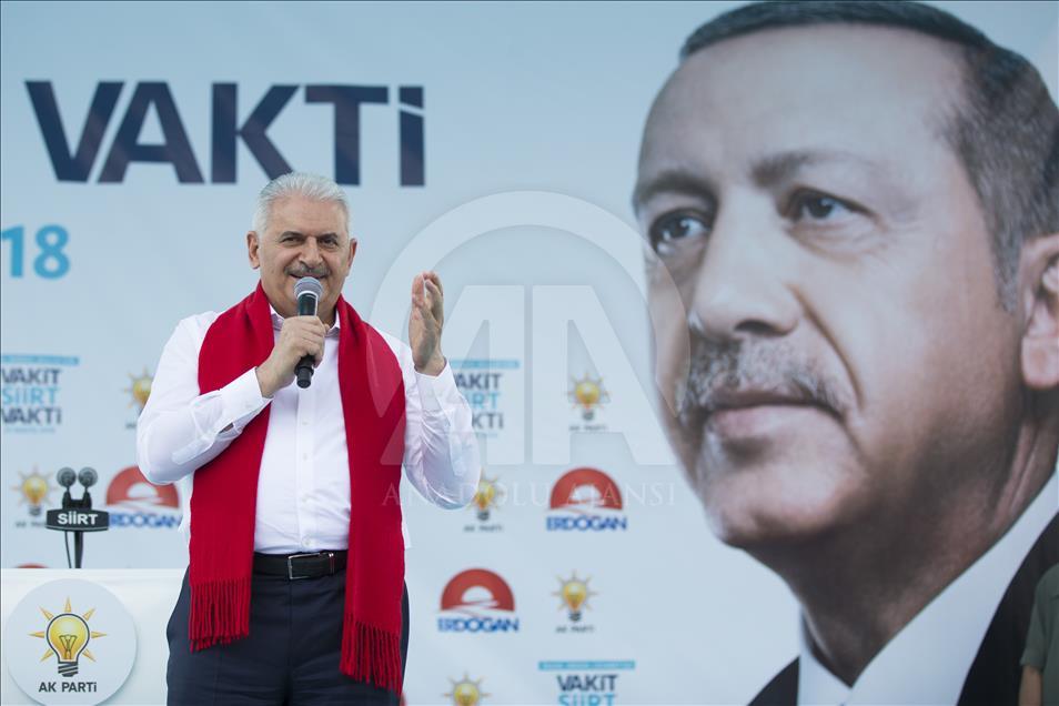 AK Parti'nin Siirt mitingi