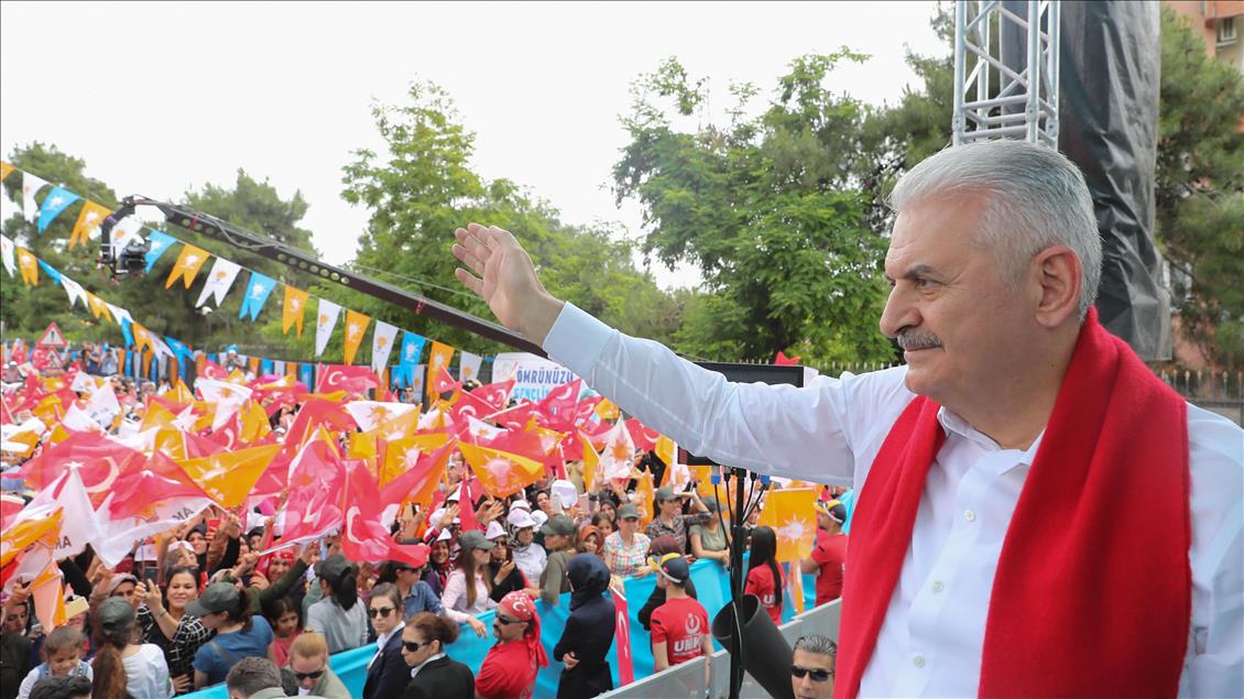 Başbakan ve AK Parti Genel Başkanvekili Yıldırım, Siirt'te