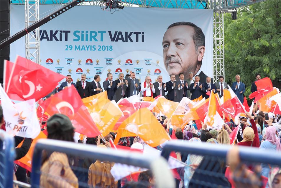 Başbakan ve AK Parti Genel Başkanvekili Yıldırım, Siirt'te