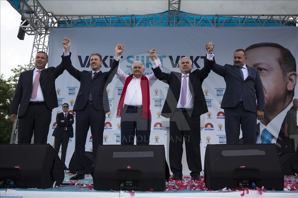 AK Parti Genel Başkanvekili ve Başbakan Binali Yıldırım, Siirt’te