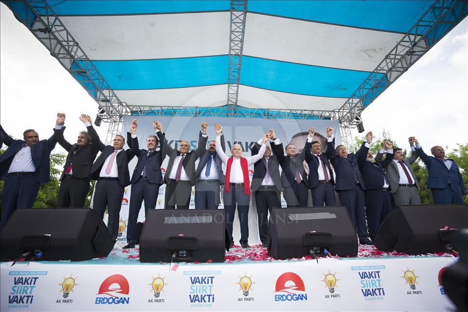 AK Parti Genel Başkanvekili ve Başbakan Binali Yıldırım, Siirt’te