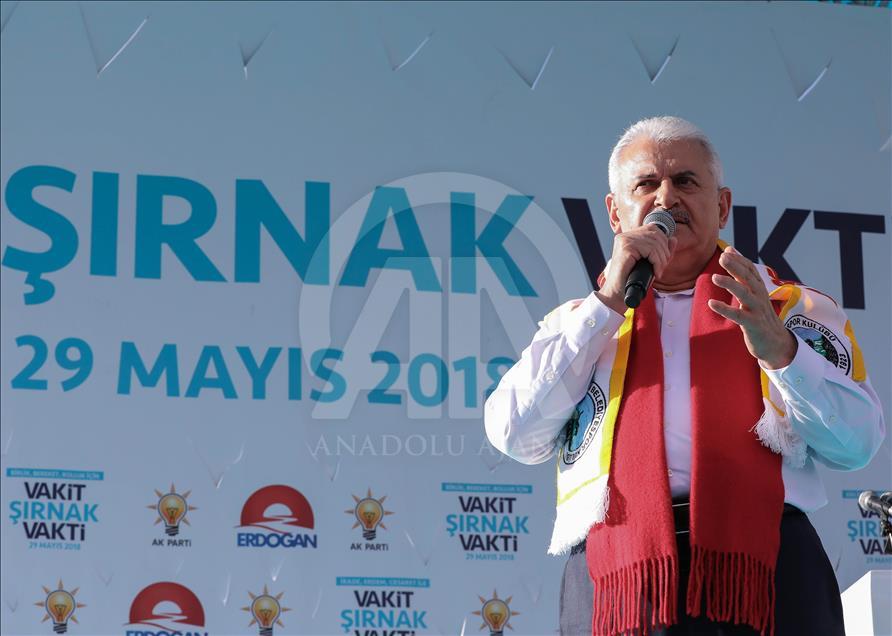 AK Parti'nin Şırnak mitingi
