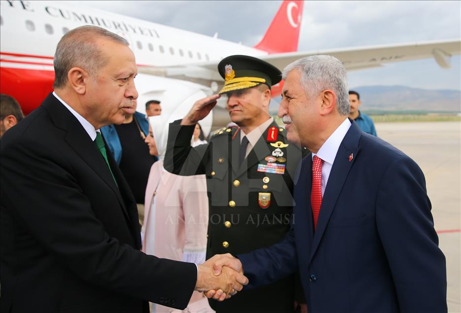 Cumhurbaşkanı Recep Tayyip Erdoğan, Malatya'da