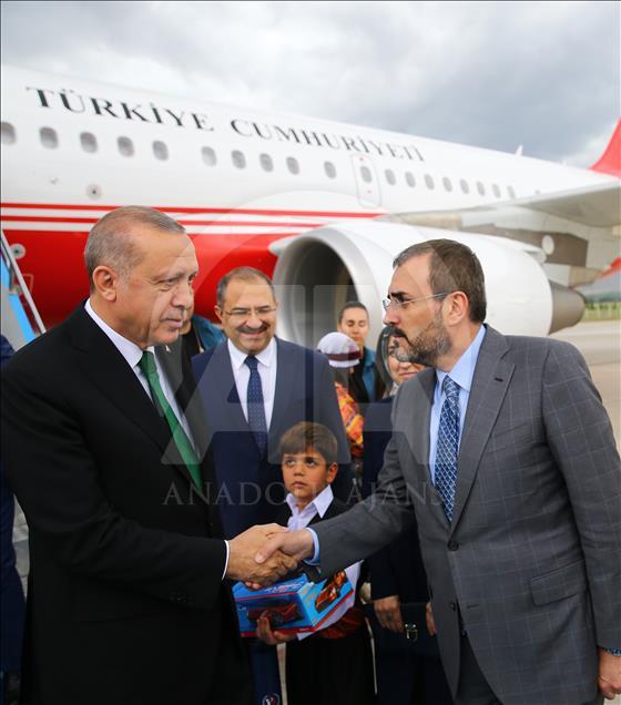 Cumhurbaşkanı Recep Tayyip Erdoğan, Malatya'da