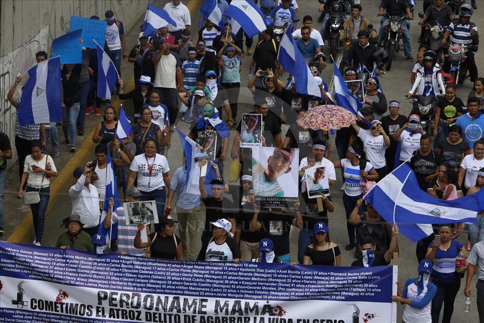Marcha de las madres en Nicaragua