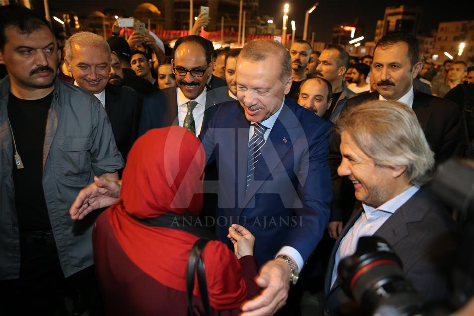 Cumhurbaşkanı Recep Tayyip Erdoğan İstanbul’da