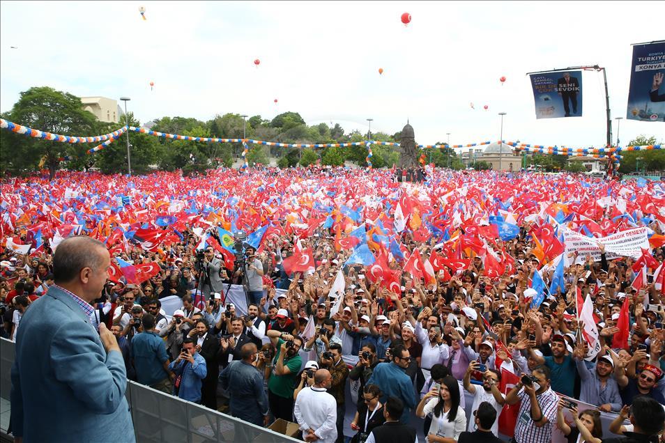 AK Parti'nin Konya mitingi