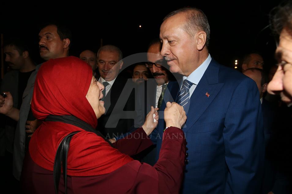 Cumhurbaşkanı Recep Tayyip Erdoğan İstanbul’da