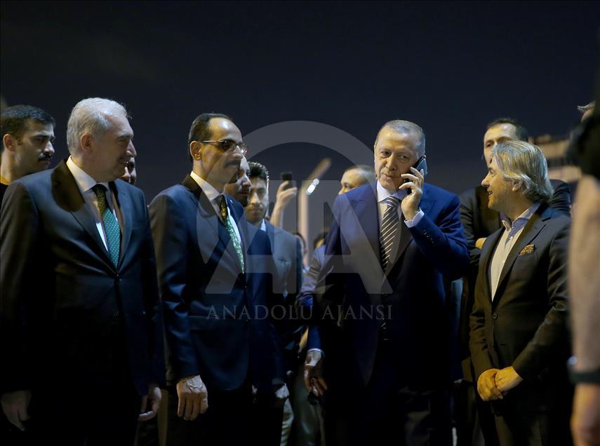 Cumhurbaşkanı Recep Tayyip Erdoğan İstanbul’da