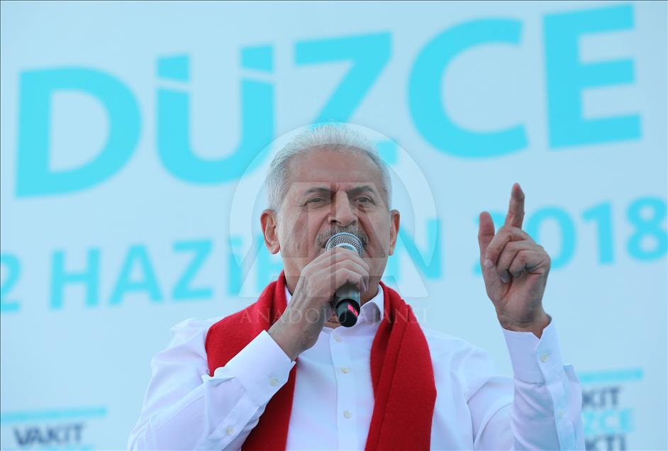 AK Parti'nin Düzce mitingi