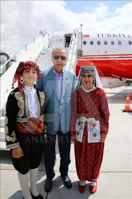Cumhurbaşkanı Recep Tayyip Erdoğan Konya'da