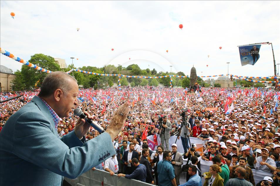 AK Parti'nin Konya mitingi