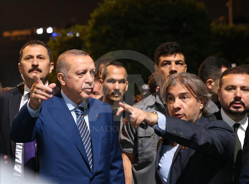 Cumhurbaşkanı Recep Tayyip Erdoğan İstanbul’da