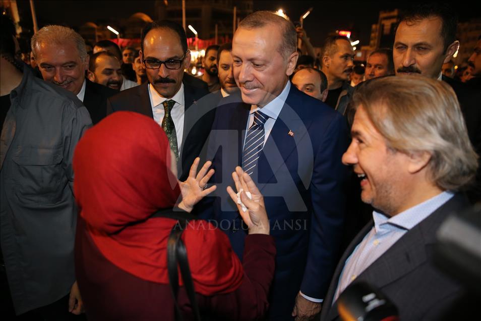 Cumhurbaşkanı Recep Tayyip Erdoğan İstanbul’da