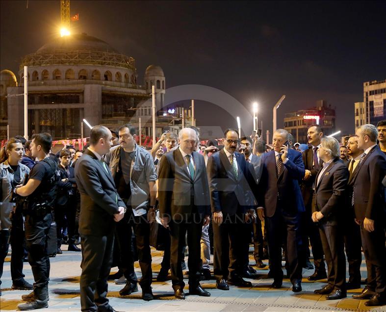 Cumhurbaşkanı Recep Tayyip Erdoğan İstanbul’da
