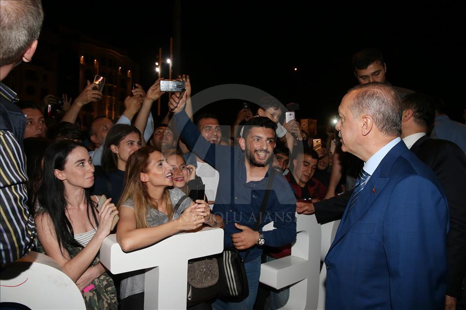 Cumhurbaşkanı Recep Tayyip Erdoğan İstanbul’da
