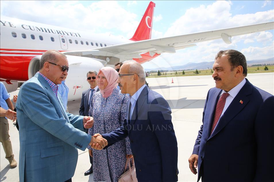 Cumhurbaşkanı Recep Tayyip Erdoğan Konya'da